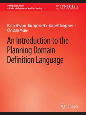 cover image of An Introduction to the Planning Domain Definition Language